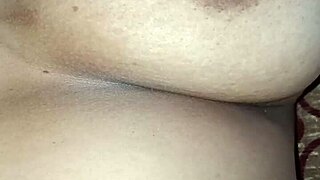 Auntys creamy pussy gets fucked doggystyle in homemade close up