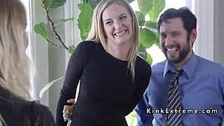 I bound our submissive housewife in extreme bondage