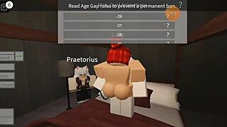 Hey slut, you ready for this big cock to fuck you hard on Roblox?
