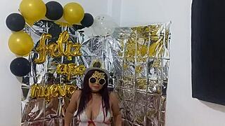 Favorite Hot Party Where the Petite Whore Wore Lingerie to Seduce with Big Natural Tits and Flashing Ass.