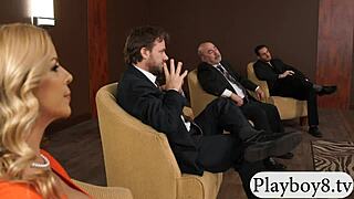 Hey, check out these nasty women thrusting hard on a wild double sided dildo together! 🔥