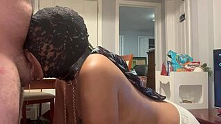 I feel so dominated as master whips slaps and facefucks me puking