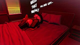 Making love to this femboy while stretching him out with monster cock and rough blowjob!