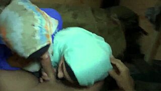 hey that arab army uniform petite teen gives blowjob in hardcore action