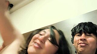 my 18 year old christian friend comes back for passionate shaved pussy creampie sex all day with big ass riding