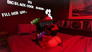 Making love to this femboy while stretching him out with monster cock and rough blowjob!