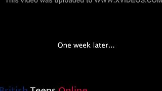 Two hot posh lesbians fuck and use a strap-on dildo 😈🔥