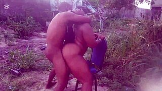 Who knew this epic heavyweight outdoor bush fuck could get even wilder in part two