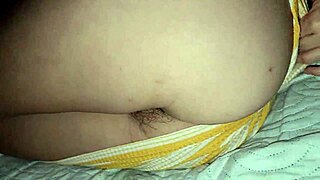 Chubby amateur babe with wet pussy moans as she rides small cock in passionate first-time creampie fuck.