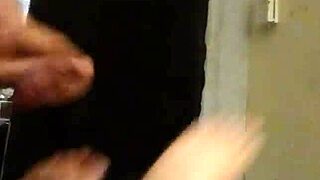 Oh man, check out this homemade vid where the housewife chokes on cock and gets sloppy blowjob action 😈🍆