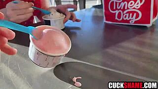 Hey, this cuck husband dares his wife to hook up with a stranger 😏🔥