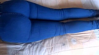 Woman Recorded While Dressing And Touching Herself