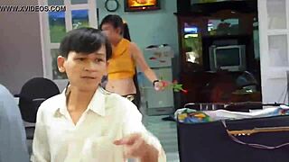 Vietnam sexy girl dancing at wedding