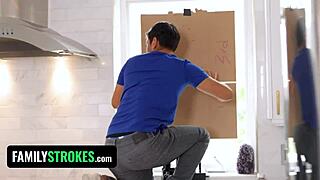 hey, check out this wild independence day parody with petite latina getting fucked in shower fun