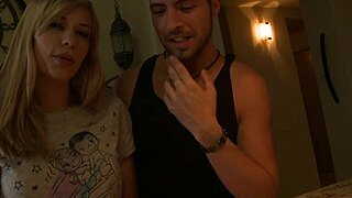 attractive young couple films passionate shaved pussy sex tape