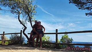 Hey guys, check this out - strangers caught us masturbating and flashing pussy in the park leading to my intense squirting orgasm