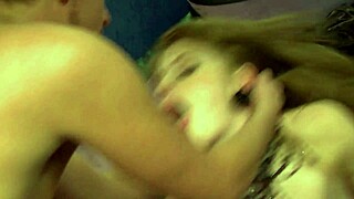 Beautiful girl gets her pussy pounded by guy in rough cowgirl riding with cumshot and facial