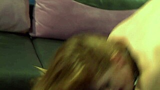 Beautiful girl gets her pussy pounded by guy in rough cowgirl riding with cumshot and facial