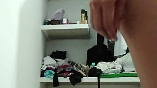 Hot teen strips naked in front of camera watched by her teacher