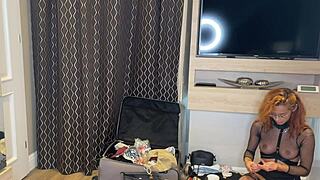 Wanna join our backstage threesome with petite latina and tall brunette?