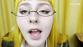 hey this sex therapist in cosplay loves pegging and making you eat her pussy