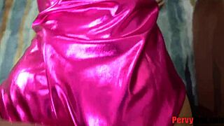 ebony teen bends over to please mature man in interracial encounter