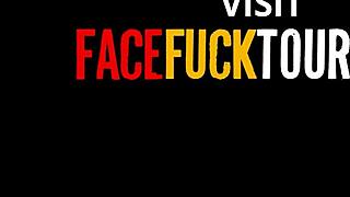 My busty latina neighbor wanted sugar but got rough deepthroat face fucking instead 😈