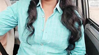 Provocative car ride adventure with long drive talks