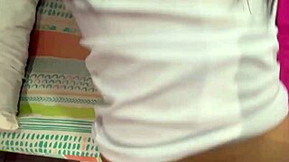 Perverted Guy Rubs Panties On His Cock And Ends Up Fucking Until He Cums