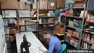 What if the office guard catches you shoplifting - will he make you suck his huge cock and fuck doggystyle?