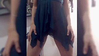 i'm a pretty latina girl dancing solo in lingerie and things get wild next