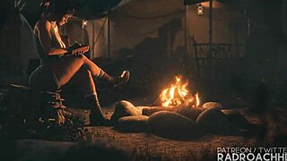 Oh man, lara is totally getting her guts rocked in this extended futanari hardcore by radroachhd