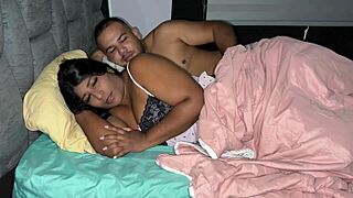 Guy Sneaks Into Bed At Night To Fuck And Cum Inside Tight Pussy