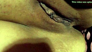 Hey, she's masturbating all alone until she reaches that intense finish with her big ass and tits.