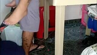 Petite Ebony Rides Huge Cock in Wild Interracial Group Party with Ass Fucking