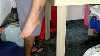 Petite Ebony Rides Huge Cock in Wild Interracial Group Party with Ass Fucking