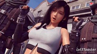 Hey check out this wild Final Fantasy VII vibe with Tifa Lockhart getting into some hot anal creampie action in cowgirl and doggystyle
