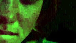 Hey, check out this hot teen filming her solo masturbation at night!