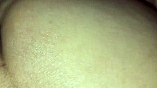 Curvy brunette wife shows off fat Mexican ass