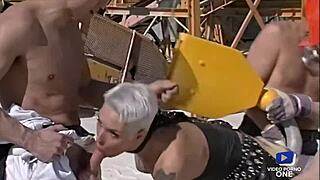 I come to the construction site for a good anal fuck with Lana Woods