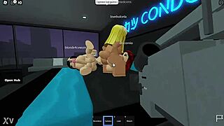 hey those hot roblox babes are getting wild with some steamy lesbian fun