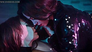 Alex Angel Performs Love Tonight With Dancing And Music In Erotic Bathroom Striptease Scene