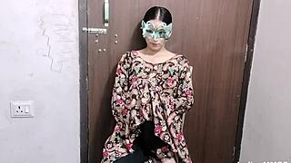 Oh wow, stunning young 18+ Indian housewife gets her smooth shaved pussy licked and pounded hard!