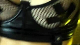 oh man, this collared redhead slave is all in for bdsm training with bondage, spanking, and submissive leather action