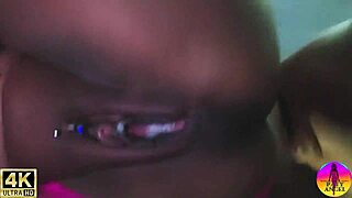 neighbor subtly licks my pussy on all fours before cumming sideways in my mouth during massage