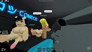 hey those hot roblox babes are getting wild with some steamy lesbian fun