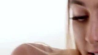 fucking rachael cavalli in wild threesome with young cougar and monster cock action