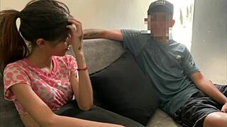 Stepsister Pays Silence with Deep Blowjob and Hard Fuck Full Story