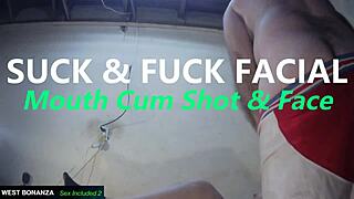 Suck & Fuck Quickie With Mouthful Cum Shot Facial