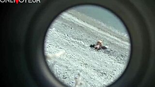 i feel so thrilled watching this beach voyeur moment where fresh sperm acts like sunblock cream on her panties after passionate outdoor riding and doggystyle